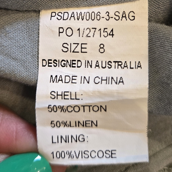 Perfect Stranger Linen Blend Dress - Picture 6 of 6